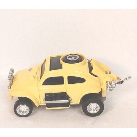 Polar Lights Volkswagon VW Beetle Baja Vintage Pull Back Tested Yellow - Picture 3 of 9
